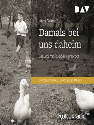cover image of Damals bei uns daheim